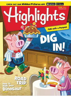订阅 Highlights for Children 儿童杂志 美国英文原版 ：年订12期 J031