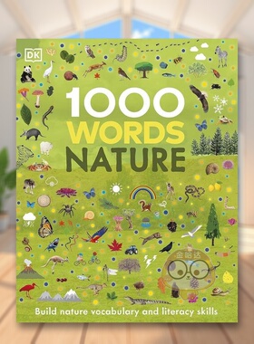 【现货】1000个单词大自然【Vocabulary Builders】1000 Words英文语言学习Jules Pottle精装DK Children进口原版书241533383书籍