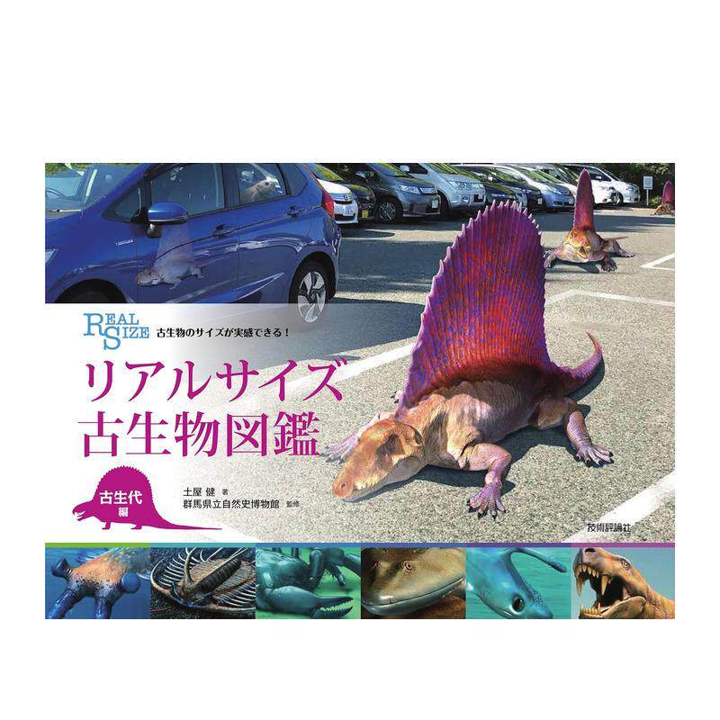 【现货】真实尺寸古生物图鉴 古生物のサイズが実感できる! リアルサイズ古生物図鉴 古生代编 日文进口原版艺术图书籍日版 土屋