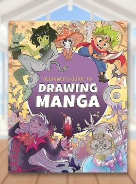【预售】漫画绘制入门指南Beginner's Guide to Drawing Manga英文艺术技法与入门赏析3dtotal Publishing3dtotal Publishing平装