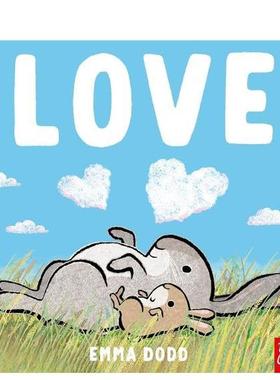 【预售】【艾玛·多德动物系列】爱 【Emma Dodd Animal Series】Love 原版英文儿童绘本进口书籍图书外版正版