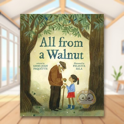 【预售】都是核桃惹的祸图画书精装版-图画书All from a Walnut A Picture Book Hardcover – Picture Book英文文学小说6-9岁硬原