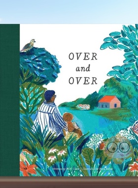 【预售】【法国插画师Beya Rebai】一遍又一遍英文儿童绘本插画师进口原版外版书精装3岁-6岁Over and OverM.H. ClarkCompendium书