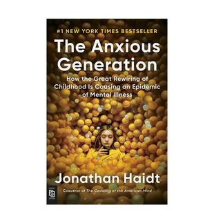 【现货】焦虑的一代（平装） The Anxious Generation Goodreads高分推荐 原版英文社会科学