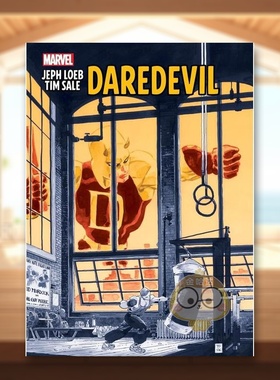 【预售】JEPH LOEB & TIM SALE 敢死队画廊版 超胆侠JEPH LOEB & TIM SALE DAREDEVIL GALLERY EDITION 英文漫画图书精装进口原版
