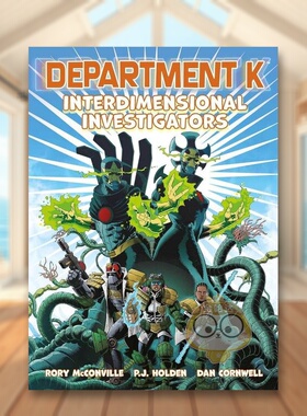 【预售】K部跨维度调查员英文漫画进口原版书平装14岁以上Department K: Interdimensional Investigators McConvilleSimon & Sc书