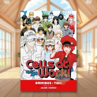 书646519224书籍图书 Comics进口原版 预售 工作细合集2Cells 6英文漫画Akane Omnibus Work Kodansha Shimizu平装 Vols