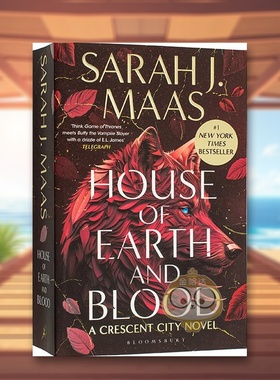 【现货】新月城系列 大地与血之屋英文文学小说进口原版外版书平装14岁以上【Crescent City】House of Earth and Blood Sarah J.