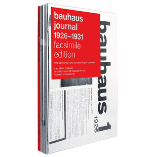 1931 Publishers Muller 经典 现货 包豪斯日报926 复刻书籍艺术平面设计 Journal Bauhaus Lars 1926 包豪斯杂志 英文原版