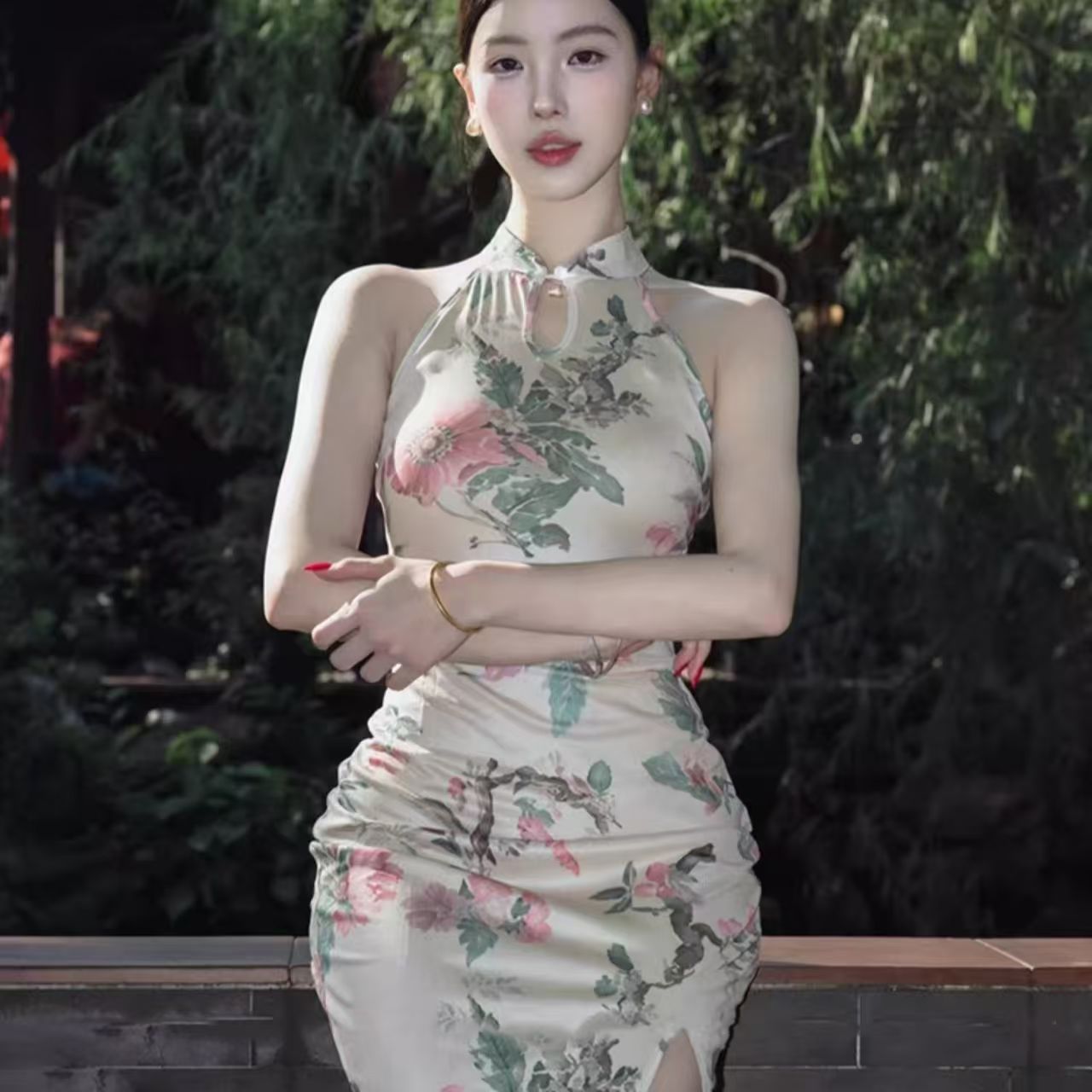 原/白玉瓷肌 新中式旗袍 国风绝美改良连衣裙女