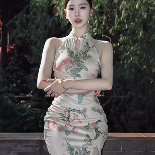 原/白玉瓷肌 新中式旗袍 国风绝美改良连衣裙女