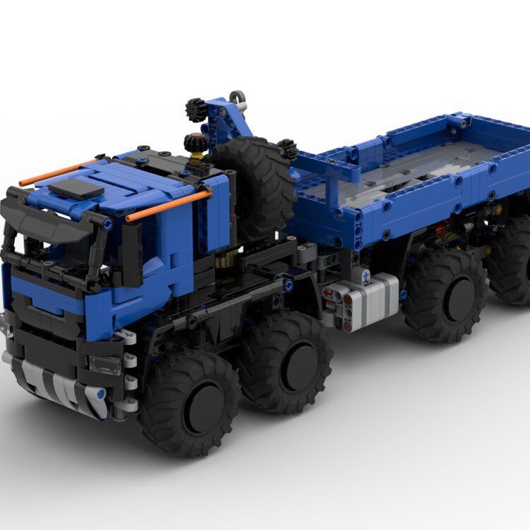 MOC-177379 卡马兹8x8北极卡车 981片 电子图纸 拼插积木