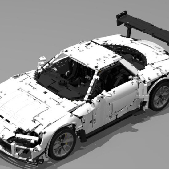 MOC-99242 mazda rx7 国产积木 电子图纸 拼插积木  1比8图片