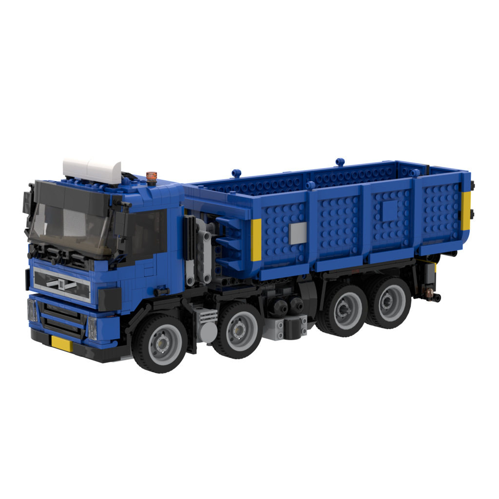 MOC-3421 电子图纸 拼插积木 自卸卡车 1322PCS 3D图纸在线看