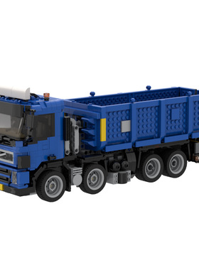 MOC-3421 电子图纸 拼插积木 自卸卡车 1322PCS  3D图纸在线看