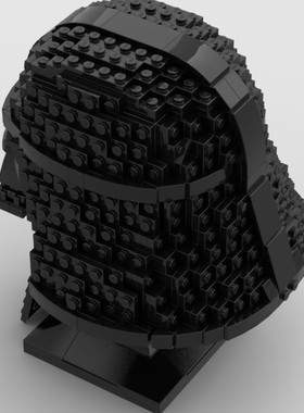 MOC-61274 达斯维德头盔  电子图纸 拼插积木 691片