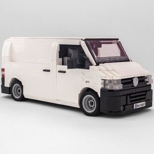 电子图纸 MOC XM114 小颗粒MPV面包车 1410片 拼插积木