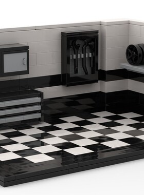 moc-127308 速度展示车库 212片 电子图纸 拼插积木