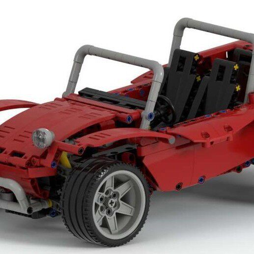 MOC-91610 沙丘车 美国曼KE斯 908片 电子图纸 拼插积木