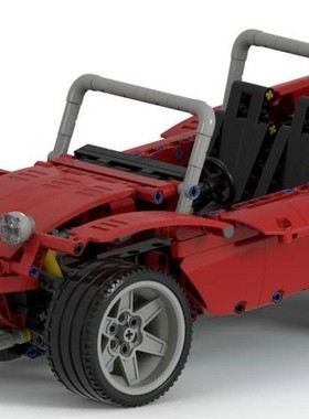 MOC-91610 沙丘车 美国曼KE斯 908片 电子图纸 拼插积木