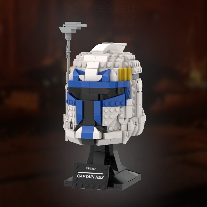 MOC-90199 小颗粒头盔 电子图纸 拼插积木 637 PCS 国产积木