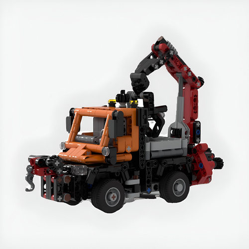 MOC-XM299 梅德赛S 乌尼莫克 静态版 电子图纸 拼插积木 585片
