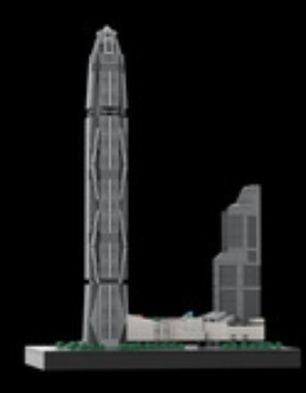 MOC-177001 平安国际金融中心 905 片 电子图纸加拼插积木