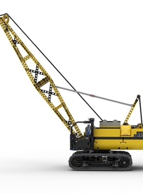 MOC-25458 履带式起重机RC 1205片 电子图纸 拼插积木