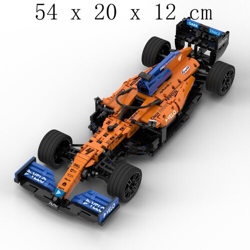 MOC-95766 迈K轮F1 MCL35M 1:10比例 无贴纸 电子图纸 1586片