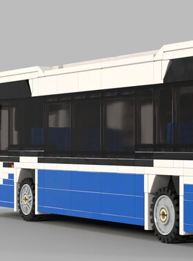 MOC-178226 低姿态公交车 电子图纸 拼插积木 615片