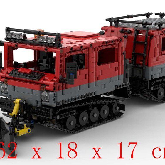 MOC-175982 履带式清雪车 电子图纸 拼插积木 2648片