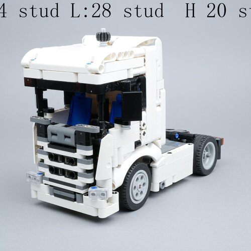 MOC-100822 斯堪尼亚4x2牵引装置 636片 电子图纸 拼插积木