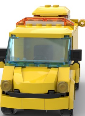 MOC-121194 迷你重型护卫车 电子图纸 拼插积木 316片