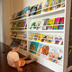 12CM落地书柜幼儿园超薄书架儿童书架绘本架门后壁挂墙上收纳置物
