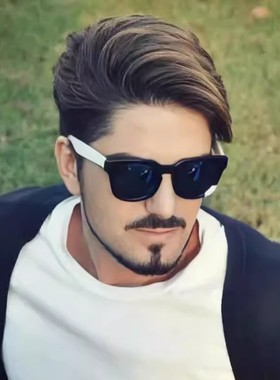 2025新款The Numero墨镜方框墨镜男女通用黑色百搭潮酷太阳镜