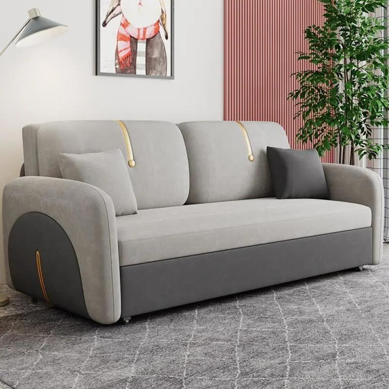 二合一体两用可折叠推拉式沙发床