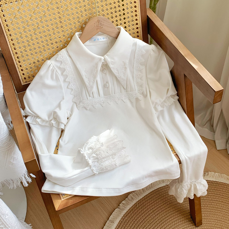 thumbnail for Letters and poems and oaths|WP original sub-brand two-color pointed collar knitted elastic warm inner layer autumn and winter lolita