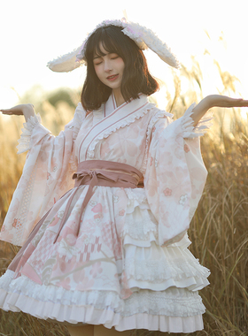 【和风爱丽丝:小春日和op】withpuji原创设计 lolita洋装宽松秋季