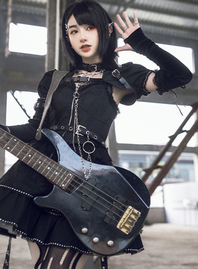 售完无补！来信与诗·禁锢曲｜WP原创副牌朋克风坎肩接袖多穿lo
