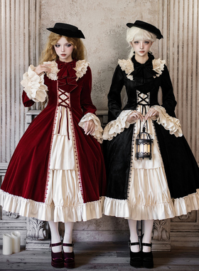 来信与诗·胡桃匣子冬版｜WP原创副牌开襟式荷叶边长op双子秋冬lo