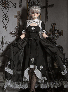 来信与诗·亡灵祷告｜WP原创副牌 修女风鱼尾裙cla系两件套op秋