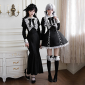加绒斗篷双子秋冬 日常短裙鱼尾裙 蔷薇人形 withpuji原创设计