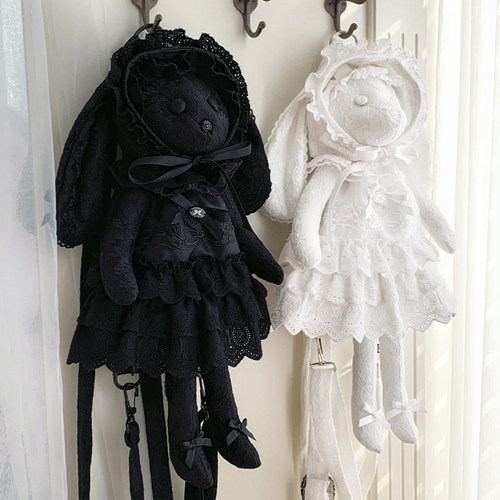 【布偶匣】withpuji原创设计小羊小猫小熊玩偶包可拆兔帽衣服lo