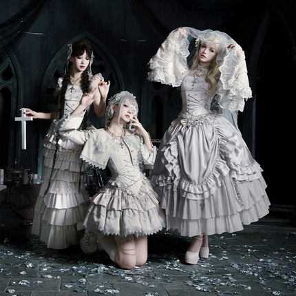 来信与诗·仿生人形｜WP原创副牌哥特胸衣sk鱼尾套装多穿重工lo裙
