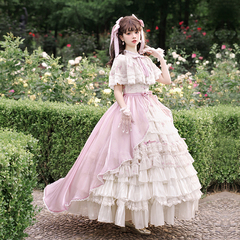 来信与诗·南柯｜WP原创副牌 cla爱德华领风铃草印花lolita全套op