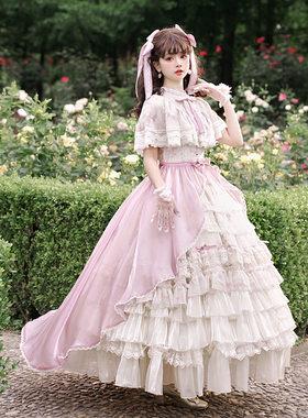 来信与诗·南柯｜WP原创副牌 cla爱德华领风铃草印花lolita全套op