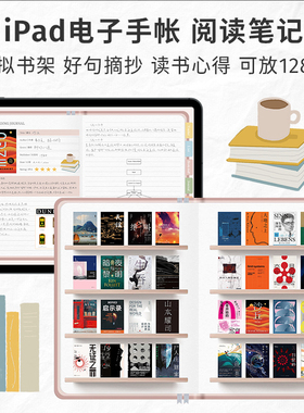 MUO | 阅读手帐ipad电子读书笔记本 goodnotes notability模板