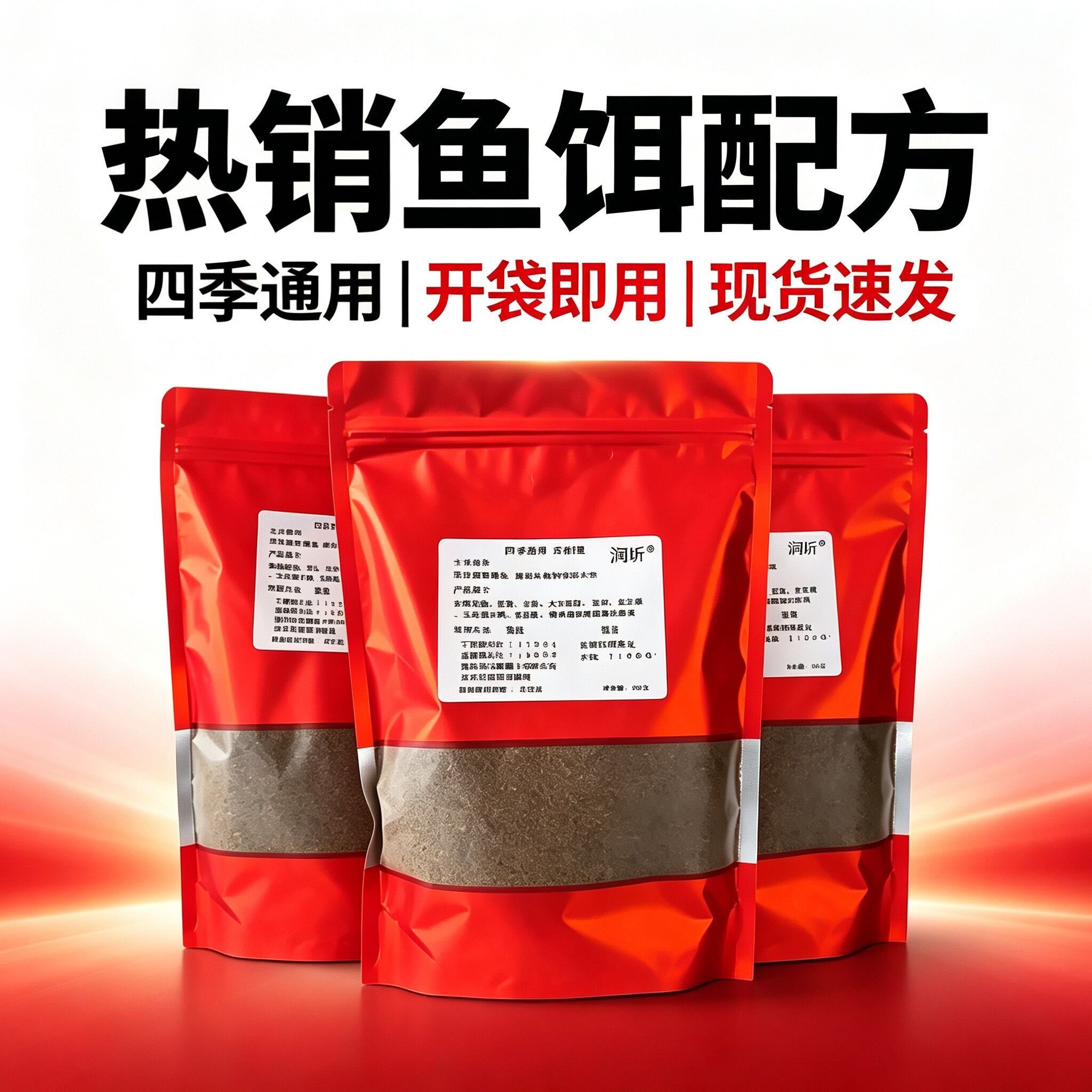 全能诱鱼鲤鱼自配鱼饵野钓爆护连杆一包搞定鲫鱼四季通用钓鱼饵料