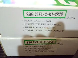 旺旺议价SBC全新原装正品直线滑块15 20 30 35 SBG25FL-C-K1-2PCS