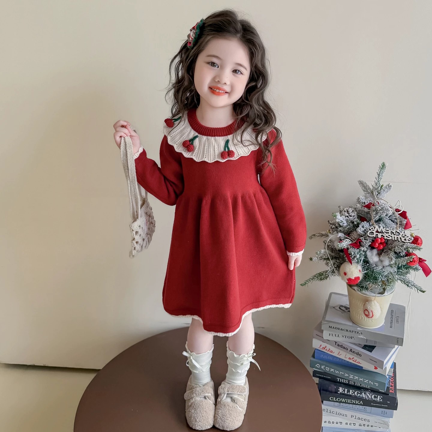 GBUBG女童2026秋冬季新款连衣裙
